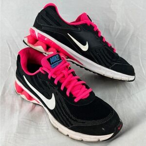 Nike Reax Run 3 Women's Running Shoes Black Pink Athletic Trainers‎ Sz 7.5